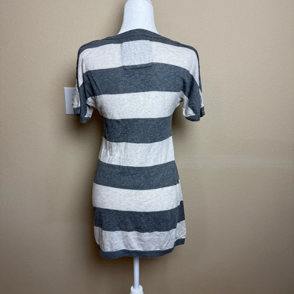 Vintage Hollister Stripped V Neck Shirt- Small - Picture 7 of 10